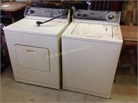 Whirlpool electric washer & dryer, untested