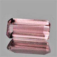 Natural Peach Pink Tourmaline 1.12 Cts { Flawless-