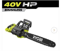 Ryobi 40V HP Brushless 18'' Battery Chainsaw