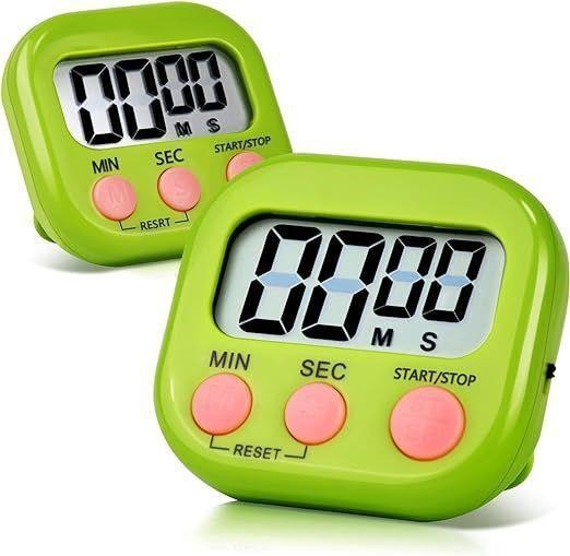 20$-Ruyixws (2 Pack) Digital Kitchen Timer