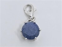 Thomas Sabo Sterling Silver Blue Stone Charm