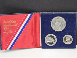 US Bicentennial Silver Proof Coin Set