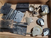 Hardware, hinges, casters, metal decor