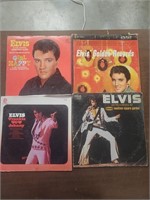 (4) Elvis Presley LP Vinyl Records