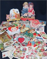 LARGE Collection of Vintage Valentine Cards