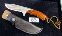 TimberWolf Hunting Knife w/Sheath