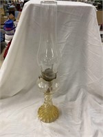 Antique oil lamp with a good burner