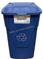 HDX 45 Gallon Rollout Recycling Container With Lid