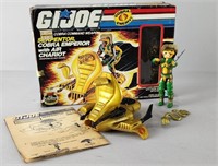 1986 G I Joe Cobra Air Chariot w/ Serpentor & Box