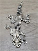 Rhinestone Lizard 6" Brooch/Pin