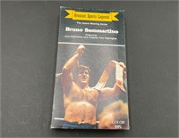 Bruno Sammartino 1985 Wrestling VHS Tape
