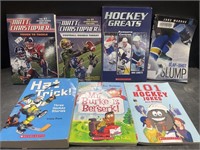 Collection of Scholastic sports books for young