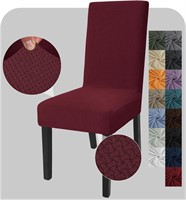 2pc JIVINER Wine Red Chair Covers.X2