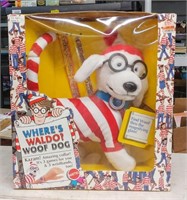 1991 WHERE'S WALDO WOOF DOG TOY NEW IN PACKAGE