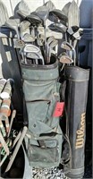 2 Golf Bags With Clubs. Pal Joey, Tour Acd