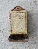 Vintage Tin Match Safe