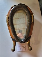 Vintage Horse Collar With Mirror