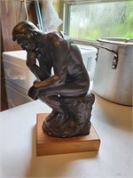 The Thinker Statue 10"