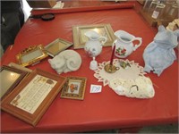 PICTURE FRAMES, FROGS, CAT, CREAMERS, MORE