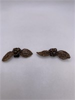 VINTAGE BEADED SHOE CLIPS