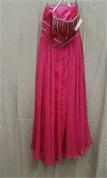 Perfection Formal Hot Pink Bling Dress- Size 16