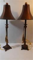 2 Desk Lamps-32'H