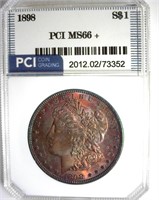 1898 Morgan MS66+ LISTS $975