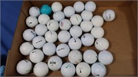 39 Asst used Golf Balls