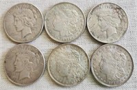 US Silver Morgan & Peace Dollars