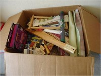 Large Box of Craft Items, Tools & More