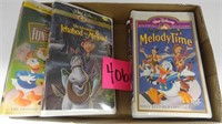 (4) Walt Disney VHS