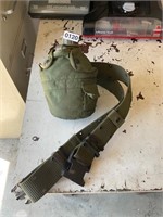 US canteen bottle w belt