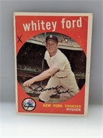 1959 Topps #430 Whitey Ford Yankees HOF mk
