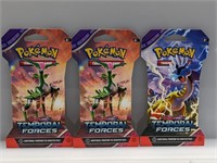 (3) Pokemon Temporal Forces Booster Pack