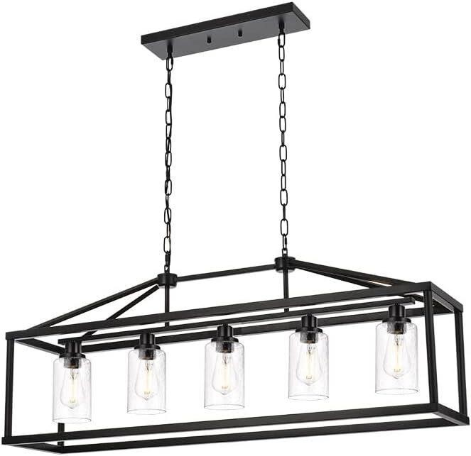 BONLICHT 5 Light Farmhouse Chandelier 42in