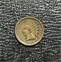 1864 US Indian Cent "No L"