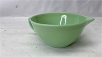 Fire King Jadeite Green Mixing Bowl With Spout