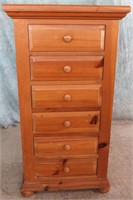 BROYHILL PINE WOOOD 6 DRAWER LINGERIE CHEST