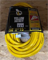 Yellow Jacket 50ft Lighted Block Extension Cord