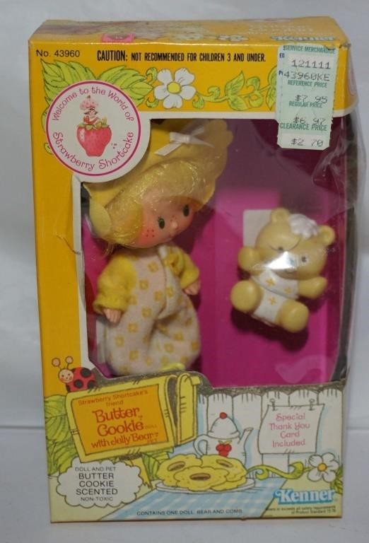 1982 Strawberry Shortcake Butter Cookie