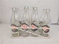 Vintage Coca-Cola Glass Bottles, 75th Anniversary