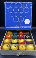 Vintage Cast Phenolic Pocket Billiard Balls