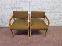 2 Mid centry modern chairs