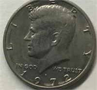 1972 Kennedy Half Dollar