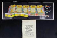 Rare Disney Pixar Toy Story Novelty Stand Booklet