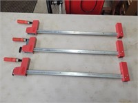 26" Clamp by Bessey: Set of three 26' clamps from