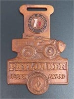 The Frank G Hough Co Payloader Award Watch FOB