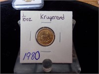 1980 Krugerand 1/10 oz Gold