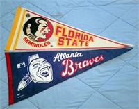 Florida State Seminoles & Atlanta Braves Pennants