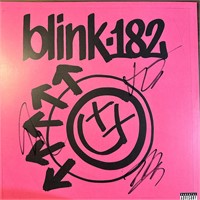 Blink 182 Autographed Album Cover